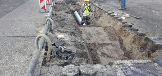 Vervangen betonriool voor PVC Rotterdam Botlek | QUALM-1